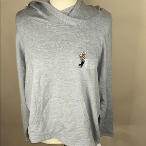 Gray Embroidered Women's Hoodie